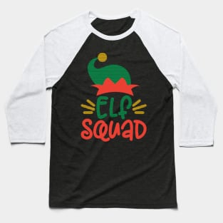 Elf Squad funny matching family christmas gift for men women and kids Baseball T-Shirt